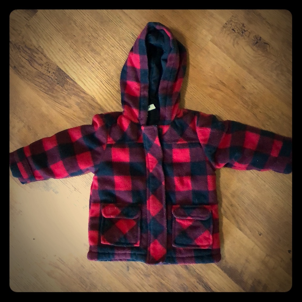 Buffalo Plaid Toddler Coat